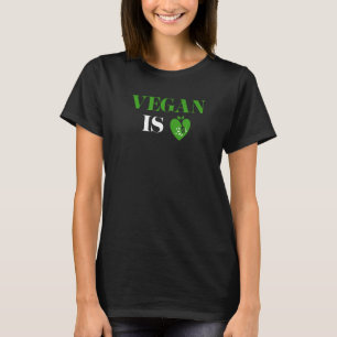 Camiseta Vegan Adora Veganismo Vegetariano Cardíaco Veggie