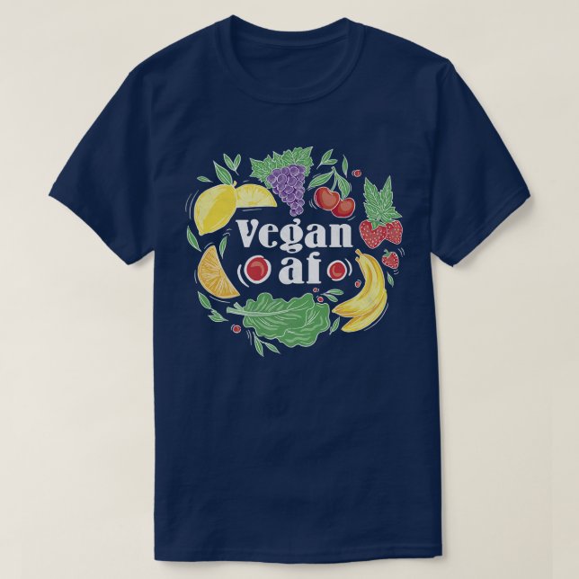 Camiseta Vegan AF (Frente do Design)