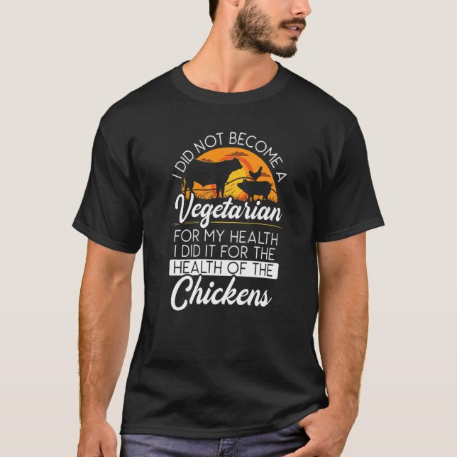 Camiseta Vegan Animal Rights Vegetarian (Frente)