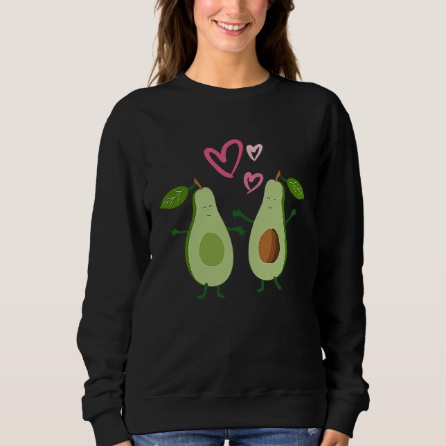 Camiseta Vegan Avocado You Are My Better Half Valentine's D (Frente)