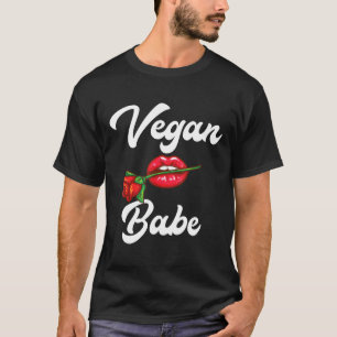 Camiseta Vegan Babe Animal Rights Protection Plant Lo