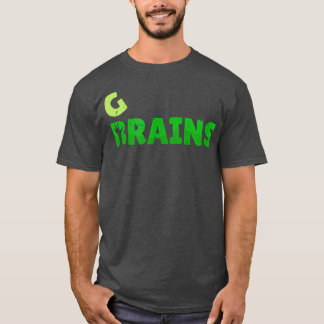 Camiseta Vegan Brain and Grain Veggies amam Vegetarian 1440