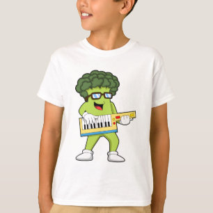 Camiseta Vegan Broccoli em Música com Violão