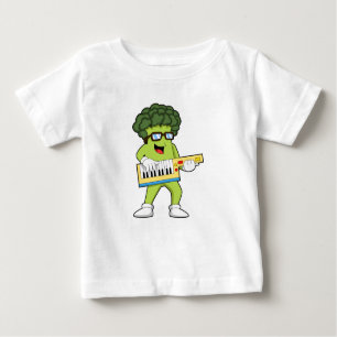 Camiseta Vegan Broccoli em Música com Violão