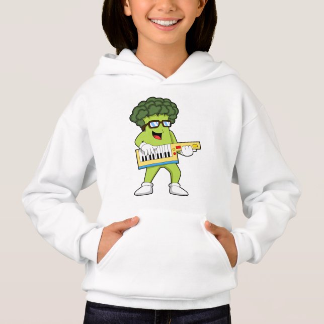 Camiseta Vegan Broccoli em Música com Violão (Frente)