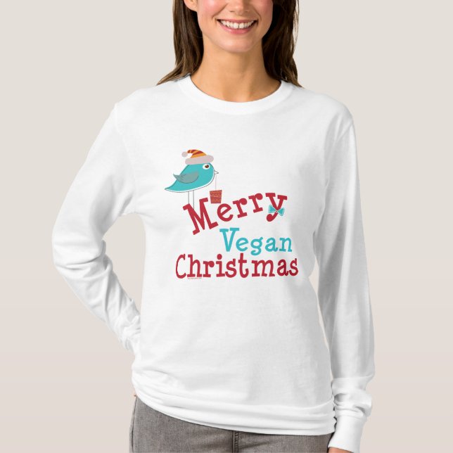 Camiseta Vegan Christmas (Frente)