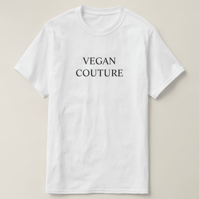 Camiseta Vegan Couture (Frente do Design)