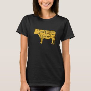 Camiseta Vegan Cow Anti Animal Cruelty Animal Rights