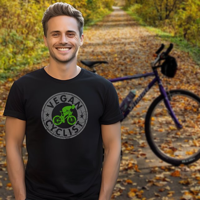 Camiseta Vegan Cyclist, Malhação (Criador carregado)