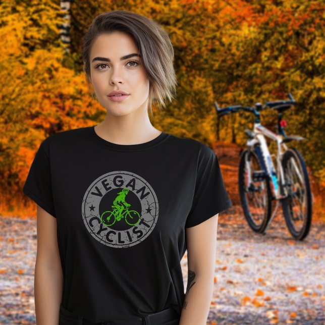 Camiseta Vegan Cyclist, Malhação (Criador carregado)