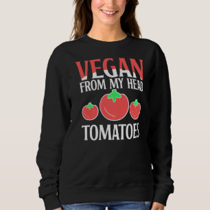Camiseta Vegan Da Minha Cabeça Tomates Plantas Veganesas