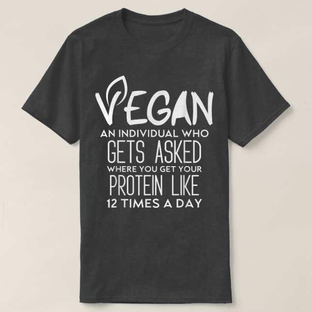 Camiseta Vegan Definition Legal Vegan Meme Vegetariana Engr (Frente do Design)