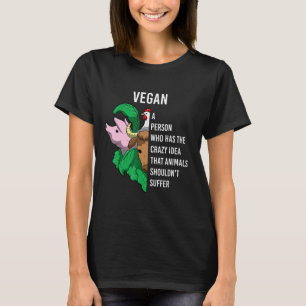 Camiseta Vegan Definition Quote Animals Shouldn T Suffer Ve