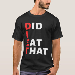Camiseta Vegan Diet Eu Comi Isso