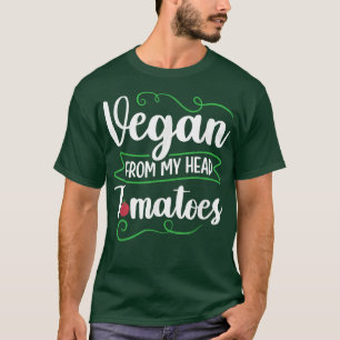 Camiseta Vegan Do Meu Cabeça Tomates Vegan Vegetal Dieta