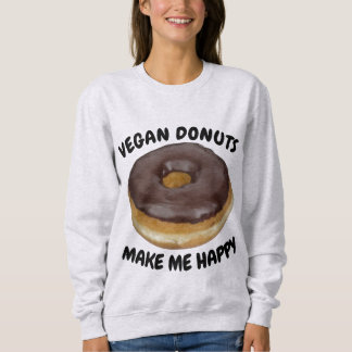 CAMISETA VEGAN DONUTS MAKE ME HAPPY