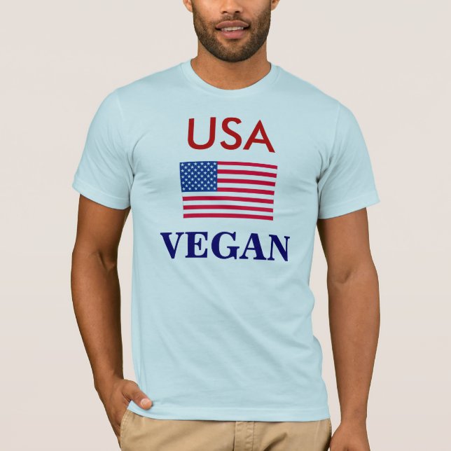 CAMISETA VEGAN DOS EUA (Frente)