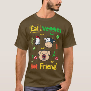 Camiseta Vegan Eat Veggies Vegan