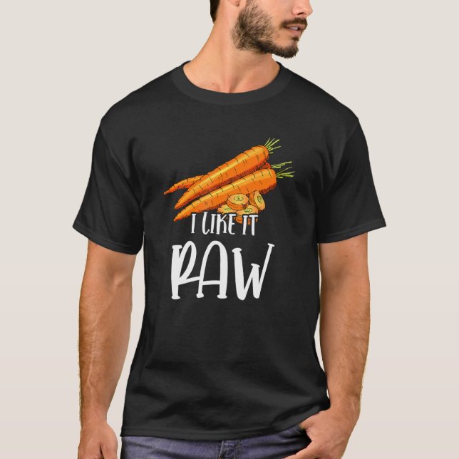 Camiseta Vegan Eu Gosto Dela Vegetariana De Cenoura Bruta (Frente)