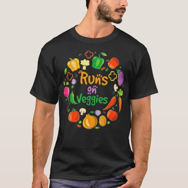 Camiseta Vegan Executa Presente Vegetariano Sobre Veggies (Frente)