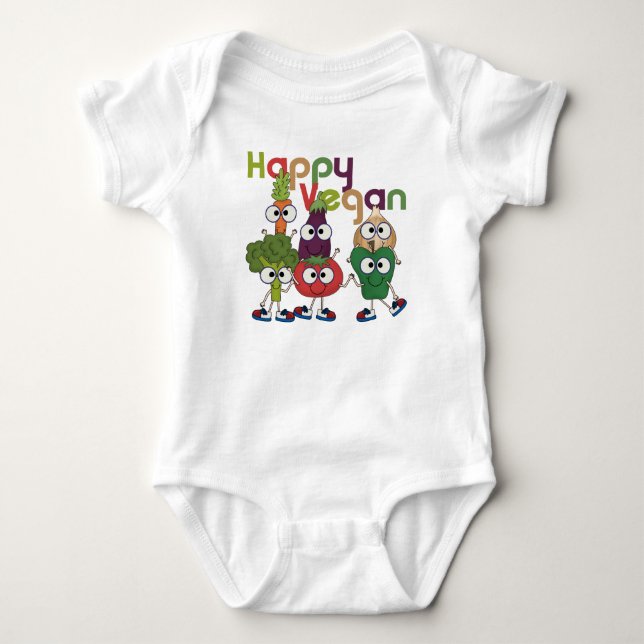 Camiseta Vegan feliz (Frente)