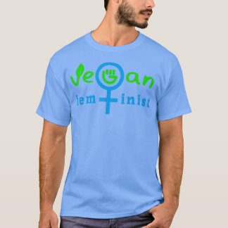 Camiseta Vegan FeministShow Apoio Ao Veganismo E Ao Feminis