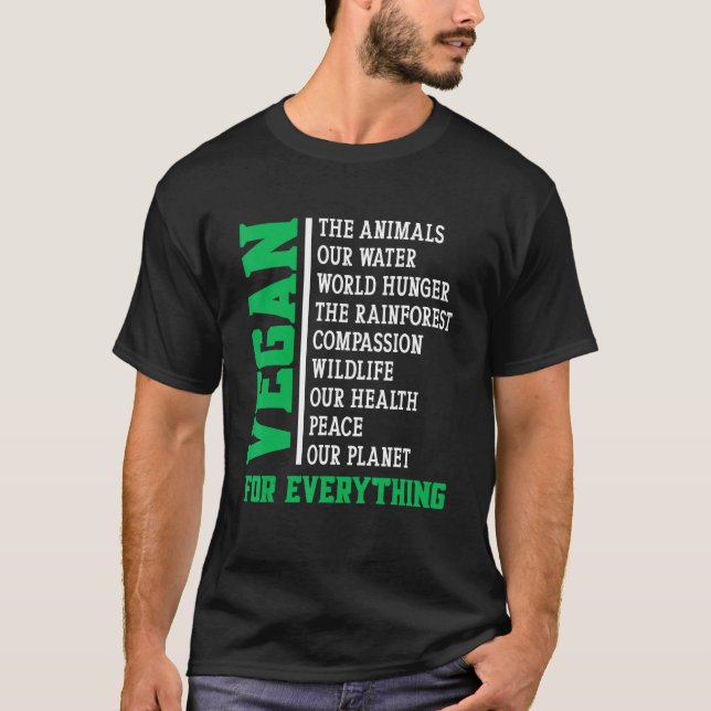 Camiseta Vegan For Everything (Frente)