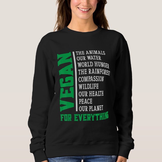 Camiseta Vegan For Everything (Frente)