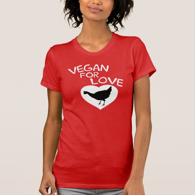 Camiseta Vegan for Love (Frente)