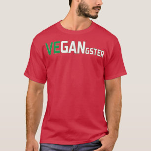 Camiseta Vegan Gangster Vegangster Vegetariana