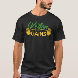 Camiseta Vegan Ganha Vegetais E Frutas Vegetais