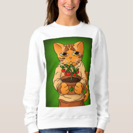 Camiseta Vegan Gardener Cat