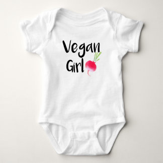 Camiseta "Vegan Girl" bebe baby