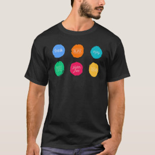 Camiseta Vegan Gluten Comida fresca orgânica saudável Susta