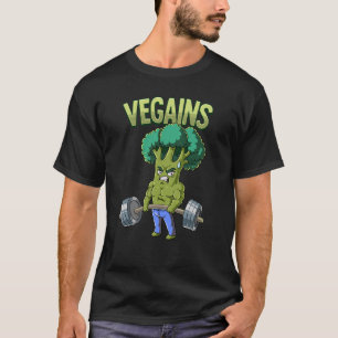 Camiseta Vegan Gym Bodybuilding Vegains