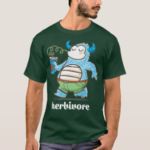 Camiseta Vegan Herbivore para vegetarianos