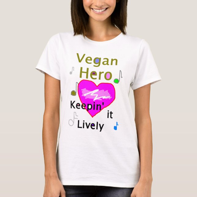 Camiseta Vegan Hero Ladrilhos Shirt (Frente)