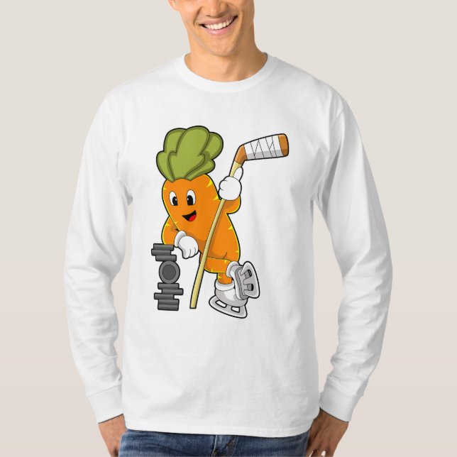 Camiseta Vegan Ice Hockey stick (Frente)
