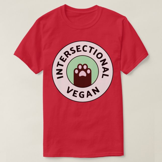 Camiseta Vegan interseccional (Frente do Design)