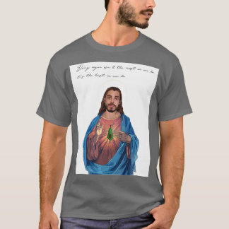 Camiseta Vegan Jesus, citação