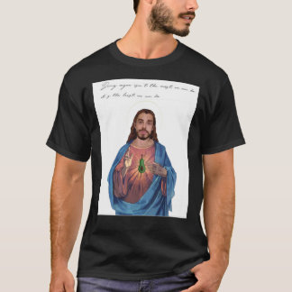 Camiseta Vegan Jesus (citação da terra) Premium Scoop T-S