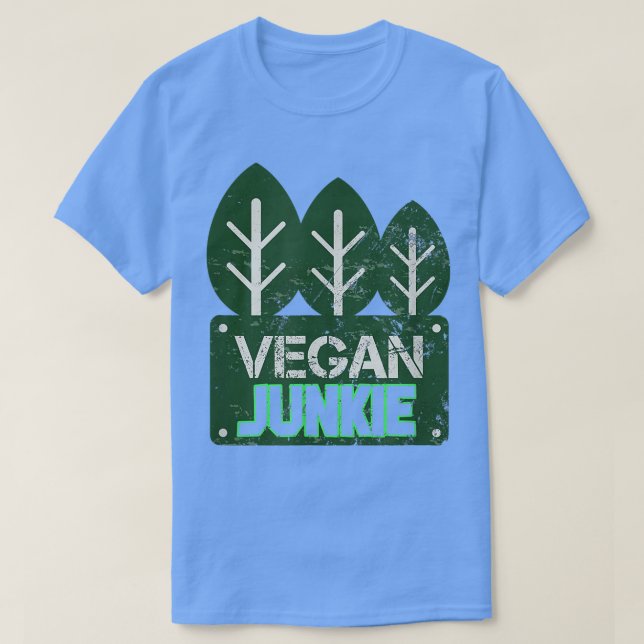 Camiseta Vegan Junkie Vegetarian Plant Based Protein Vegan  (Frente do Design)