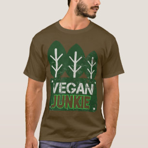 Camiseta Vegan Junkie Vegetarian Plant Based Protein Vegan 