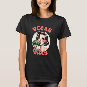 Camiseta Vegan Life Vegetarian Broccoli Plant Based Vegan V