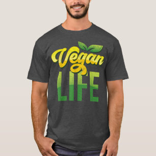 Camiseta Vegan Life Vegetarians Baseados em Plantas Broccol