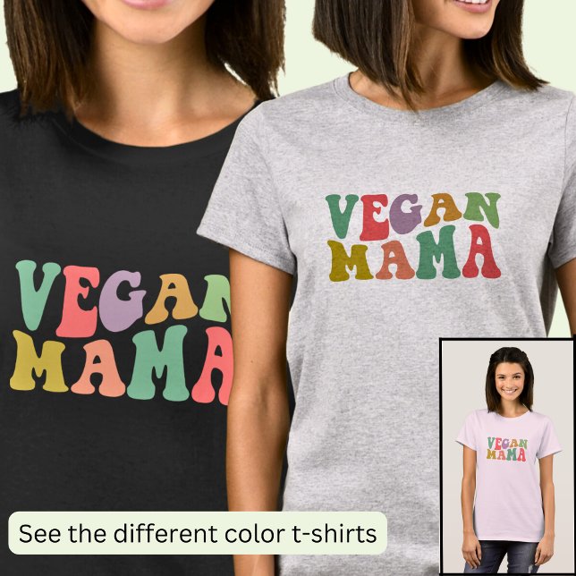 Camiseta Vegan Mama (Criador carregado)