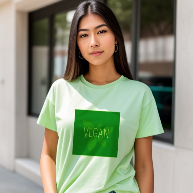 Camiseta Vegan Message Unisex T Shirt (Criador carregado)