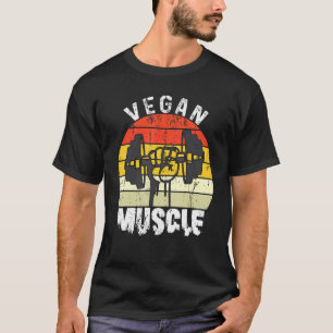 Camiseta Vegan Muscle Vegan Power Weighter Bodybuilder