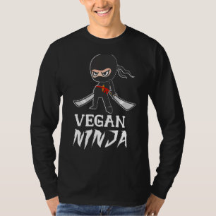 Camiseta Vegan Ninja Vegan Ninja Foodi Vegetarian Comida Ve