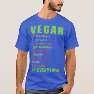 Camiseta Vegan Para Tudo O Que Espetacular Vegetariano Orgu